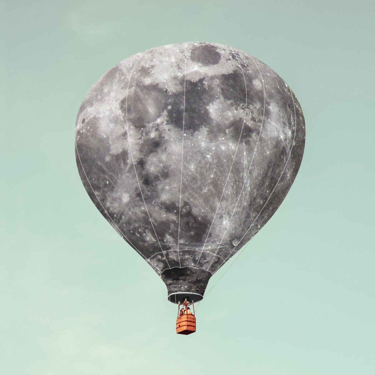 Montgolfiere Lune Armstrong