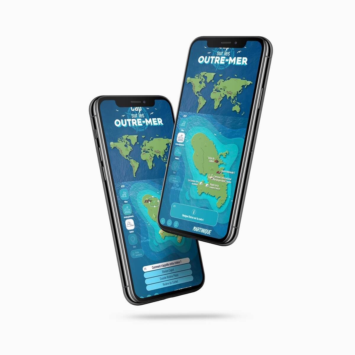 Jeu mobile cap sur les Outre-mer